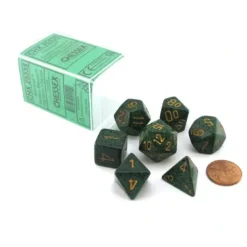 Dice>Polyhedral 7-Die Chessex Dice Set - Speckled Golden Recon - Your Source for Gaming Essentials
