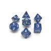 Dice>Polyhedral 7-Die Glitter Dice Set - Blue - Your Source for Gaming Essentials