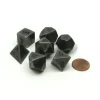 Dice>Polyhedral 7-Die Metal Dice Set - Dark Metal Colored - Your Source for Gaming Essentials