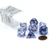 Dice>Polyhedral 7-Die Nebula Chessex Dice Set - Black with White Numbers - Your Source for Gaming Essentials