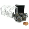 Dice>Polyhedral 7-Die Opaque Chessex Dice Set - Dark Gray with Copper Numbers - Your Source for Gaming Essentials