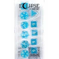 Dice>Polyhedral 11 Piece Eclipse Dice Set - Choose your color - Your Source for Gaming Essentials