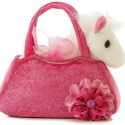 Toys>7" Pony Pet Carrier Fancy Pal Purse Plush Stuffed Animal - Your Source for Gaming Essentials