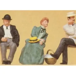 Preiser 45055 G Early 1900's Seated Passengers (Set of 3) - Your Source for Gaming Essentials* Trains