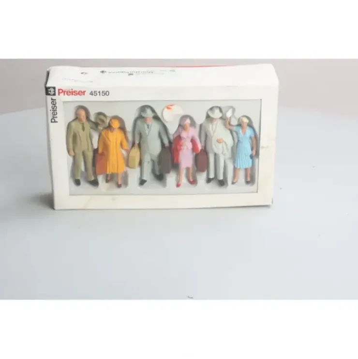 Preiser 45150 G Standing Passengers Figures (Set of 6) - Your Source for Gaming Essentials* Trains