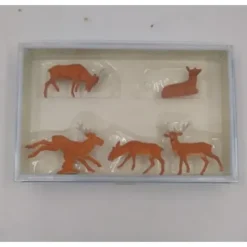 Preiser 14179 HO Animals - Stags Figures (Set of 5) - Your Source for Gaming Essentials* Trains
