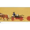 Preiser 30425 HO Around 1900 Hand Pressure Fire Pump Figures (Set of 4) - Your Source for Gaming Essentials* Trains
