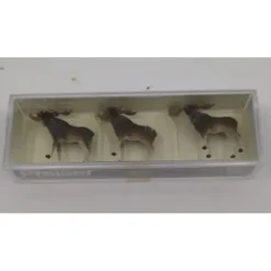 Preiser 20393 HO Mooses Animals Figures (Set of 3) - Your Source for Gaming Essentials* Trains