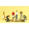 Preiser 10549 HO Pavement Artists & Bystanders Figures (Set of 6) - Your Source for Gaming Essentials* Trains