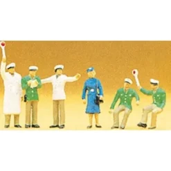 Preiser 10064 HO Traffic Police Figures (Set of 6) - Your Source for Gaming Essentials* Trains