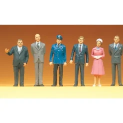 Preiser 68208 O Standing Pedestrians Figures (Set of 6) - Your Source for Gaming Essentials* Trains