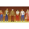 Preiser 68203 O Standing People Figures (Set of 6) - Your Source for Gaming Essentials* Trains