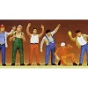 Preiser 68202 O Standing Trucker Figures (Set of 6) - Your Source for Gaming Essentials* Trains