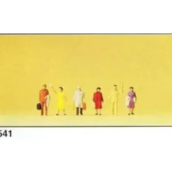 Preiser 88541 Z Standing Passengers w/Handbags Figures (Set of 6) - Your Source for Gaming Essentials* Trains