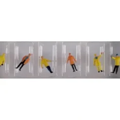 Preiser 88537 Z Workers with Protective Clothing Figures (Set of 6) - Your Source for Gaming Essentials* Trains