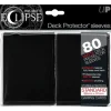 Cards>Pro-Matte Eclipse Standard Deck Protector Sleeves: Black (80ct) - Your Source for Gaming Essentials