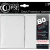 Cards>Pro-Matte Eclipse Standard Deck Protector Sleeves: White (80) - Your Source for Gaming Essentials