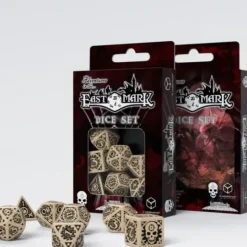 Dice>Q-Workshop Adventures in the East Mark RPG Dice Set (7 Piece Set) - Your Source for Gaming Essentials