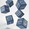 Dice>Q-Workshop Battletech House Steiner D6 16mm 6 Piece Dice Set - Blue with White - Your Source for Gaming Essentials