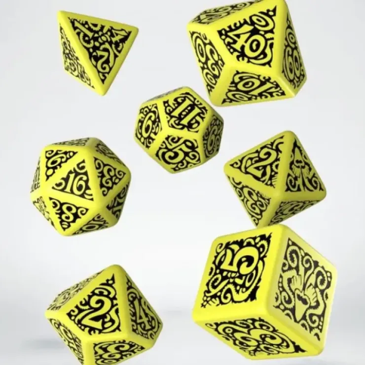 Dice>Q-Workshop Call of Cthulhu - The Outer Gods Dice Set Hastur (7 Pieces) - Your Source for Gaming Essentials