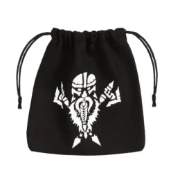 Dice>Q-Workshop Dice Bag - Dwarven Black - Your Source for Gaming Essentials