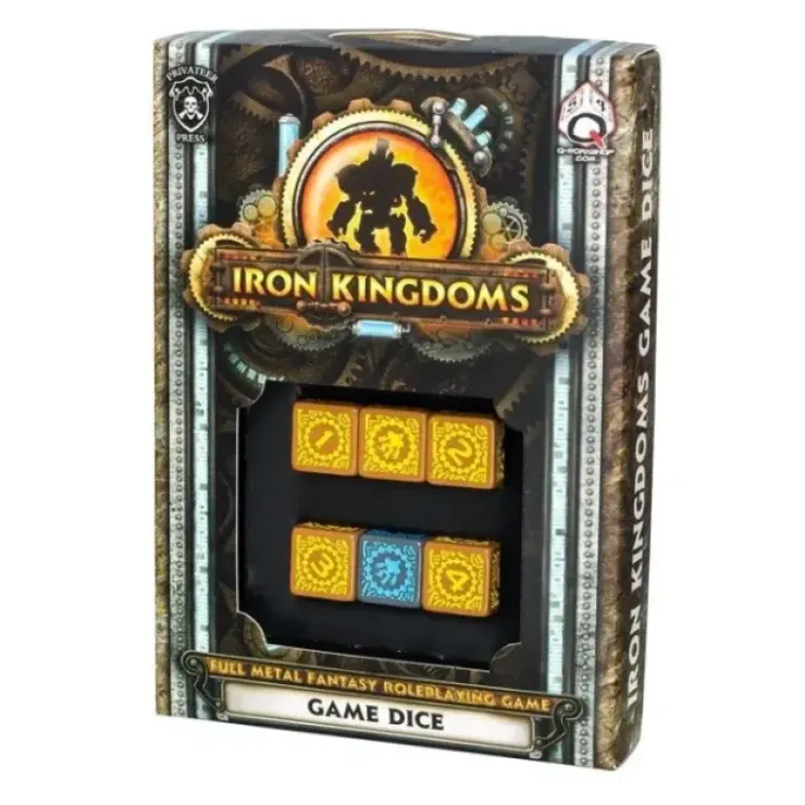 Dice>Q-Workshop Iron Kingdoms D6 Fantasy RPG Dice Set (6 Piece Set) - Your Source for Gaming Essentials