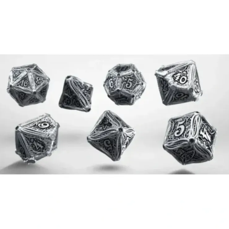Dice>Q-Workshop Metal Dice Set - Call of Cthulhu (7 Pieces) - Your Source for Gaming Essentials