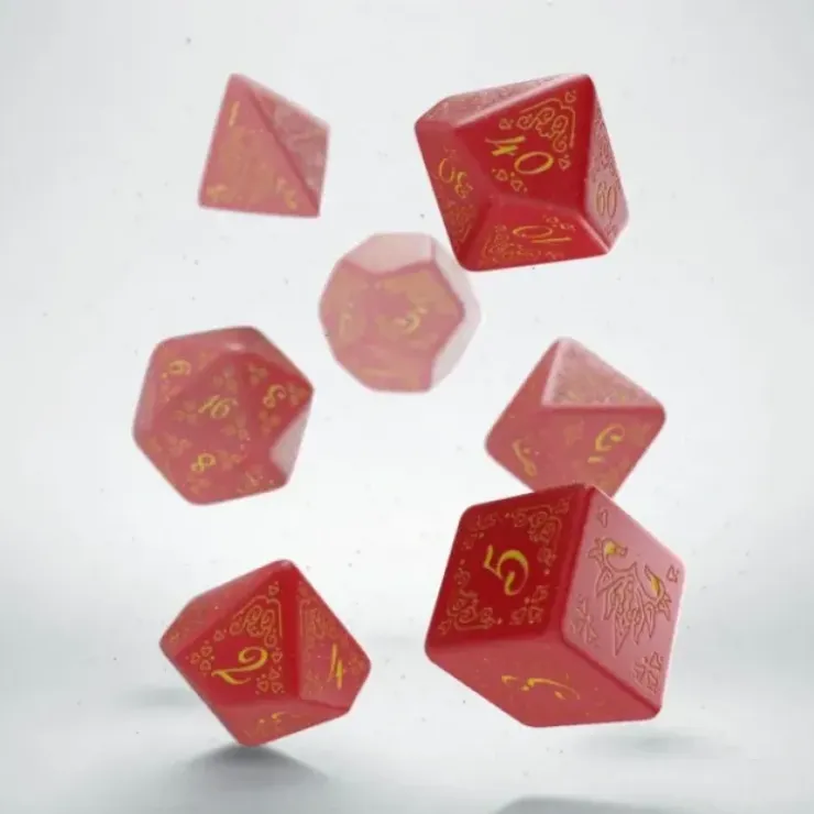 Dice>Q-Workshop Pathfinder Curse of the Crimson Throne Dice Set (7 Piece Set) - Your Source for Gaming Essentials