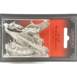 Tabletop Miniatures>Ral Partha Black Dragon #01-138 Unpainted Classic Fantasy RPG D&D Metal Figure - Your Source for Gaming Essentials