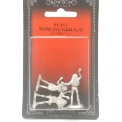 Tabletop Miniatures>Ral Partha Dancing Girls (3 Pieces) #01-165 Unpainted Fantasy Metal Figure - Your Source for Gaming Essentials