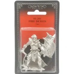 Tabletop Miniatures>Ral Partha Demon Of Fire and Darkness #01-201 Unpainted Fantasy Metal Figure - Your Source for Gaming Essentials