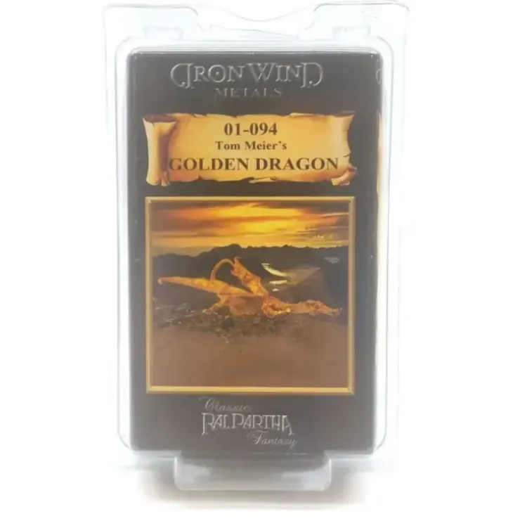 Ral Partha Golden Dragon #01-094 Unpainted Classic Fantasy RPG D&D Metal Figure - Your Source for Gaming Essentials* Tabletop Miniatures