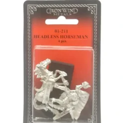 Tabletop Miniatures>Ral Partha Headless Horseman #01-211 Unpainted Classic Fantasy RPG Metal Figure - Your Source for Gaming Essentials
