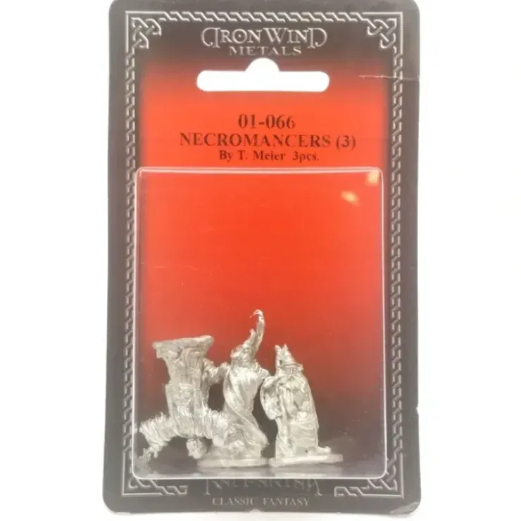 Ral Partha Necromancers (3 Pieces) 01-066 Unpainted Classic Fantasy Metal Figure - Your Source for Gaming Essentials* Tabletop Miniatures