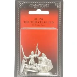 Tabletop Miniatures>Ral Partha Thieves Guild, Guild Master and 2 Associates #01-170 Unpainted Metals - Your Source for Gaming Essentials