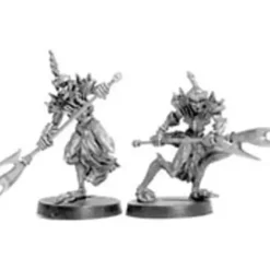 Rapataurs Elf/Lizardmen (2) #01-237 Classic Ral Partha Fantasy RPG Metal Figure - Your Source for Gaming Essentials* Tabletop Miniatures