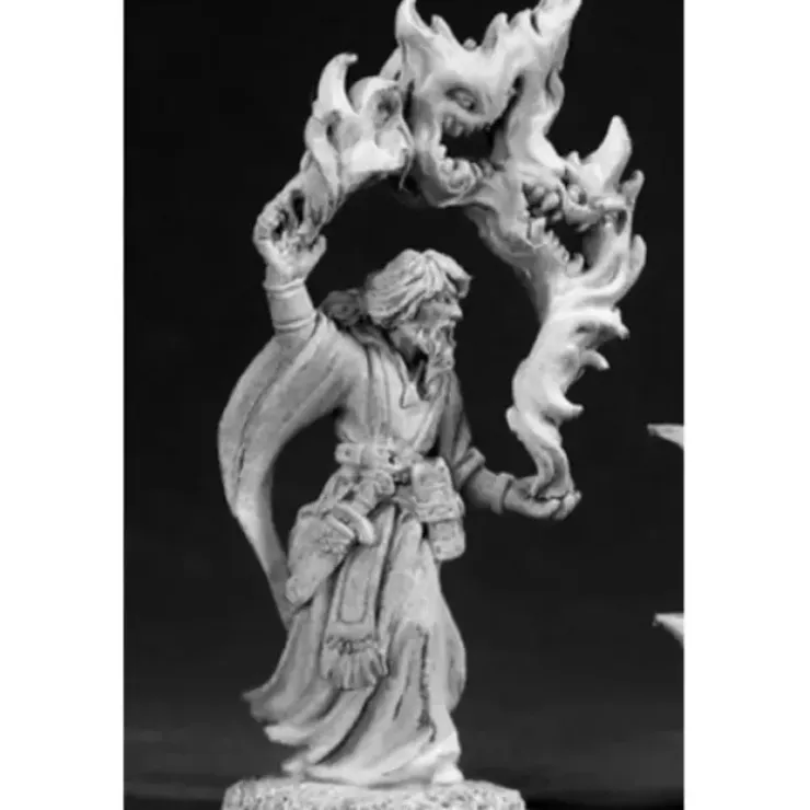 Tabletop Miniatures>Reaper Miniatures Aaron the Conjuror #03046 Dark Heaven Legends Unpainted Metal - Your Source for Gaming Essentials
