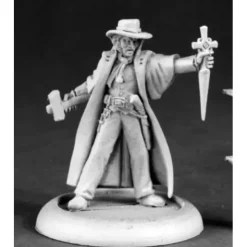 Tabletop Miniatures>Reaper Miniatures Abraham Van Helsing, Vampire Hunter #50189 Chronoscope Figure - Your Source for Gaming Essentials