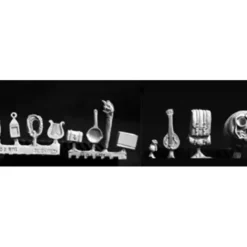 Tabletop Miniatures>Reaper Miniatures Adventuring Accessories (12) 02638 Dark Heaven Unpainted Metal - Your Source for Gaming Essentials