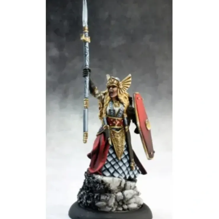 Tabletop Miniatures>Reaper Miniatures Aina, Female Valkyrie #03643 Dark Heaven Unpainted Metal Mini - Your Source for Gaming Essentials