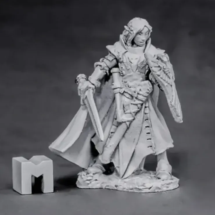 Tabletop Miniatures>Reaper Miniatures Alandin, Elf Paladin 03863 Dark Heaven Legends Unpainted Metal - Your Source for Gaming Essentials