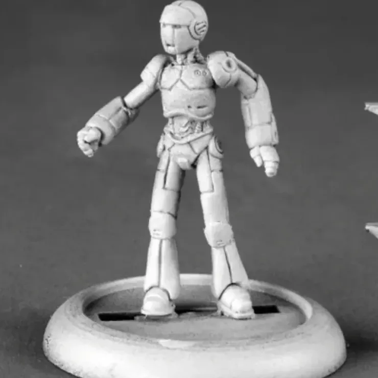 Tabletop Miniatures>Reaper Miniatures Alf 24, Robot Assistant #50138 Chronoscope D&D RPG Mini Figure - Your Source for Gaming Essentials