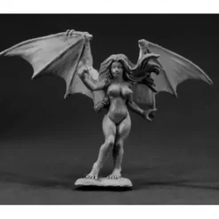 Tabletop Miniatures>Reaper Miniatures Alura, Succubus Temptress #03341 Dark Heaven Unpainted Metal - Your Source for Gaming Essentials