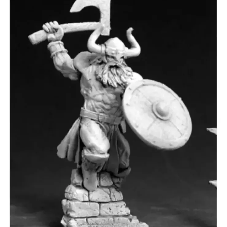 Tabletop Miniatures>Reaper Miniatures Amon, Viking Warrior #03385 Dark Heaven Unpainted Metal - Your Source for Gaming Essentials