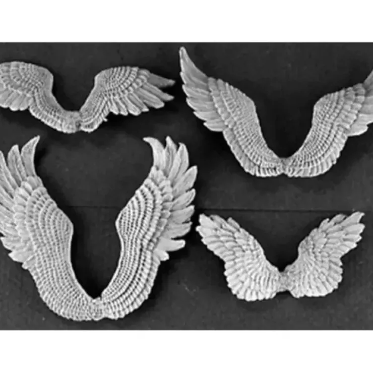 Tabletop Miniatures>Reaper Miniatures Angelic Wings (4 Pieces) #03181 Dark Heaven Unpainted Metal - Your Source for Gaming Essentials