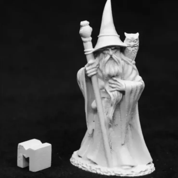 Tabletop Miniatures>Reaper Miniatures Anuminar Winterbeard Wizard #03953 Dark Heaven Unpainted Metal - Your Source for Gaming Essentials
