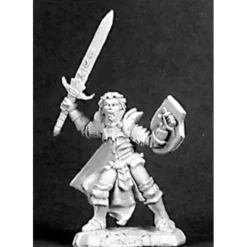 Tabletop Miniatures>Reaper Miniatures Auberus, Half Elf Warrior #03232 Dark Heaven Unpainted Metal - Your Source for Gaming Essentials