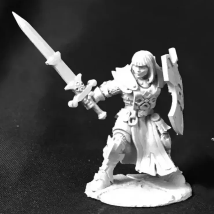 Tabletop Miniatures>Reaper Miniatures Ava Justinia, Female Templar #03746 Dark Heaven Legends Figure - Your Source for Gaming Essentials