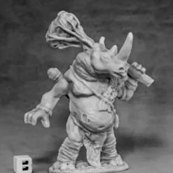 Tabletop Miniatures>Reaper Miniatures Avatar of Resilience (Rhino) #77587 Bones Unpainted Figure - Your Source for Gaming Essentials