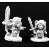 Tabletop Miniatures>Reaper Miniatures Barbarian Mouslings 2Pc 03824 Dark Heaven Unpainted Metal Mini - Your Source for Gaming Essentials
